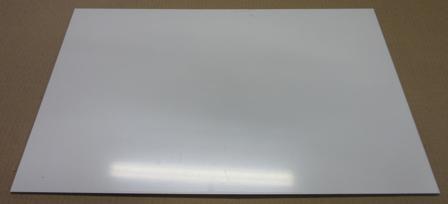 Alu-Verbundplatte 3 mm weiß Zuschnitt 521 x 330mm, Deckschicht 0,3mm DIBOND®