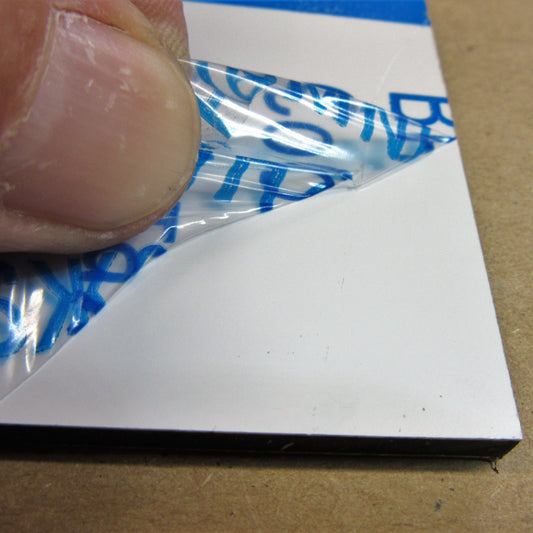 Alu-Verbundplatte 4mm weiß Zuschnitt 745 x 267mm, Deckschicht 0,3mm DIBOND®