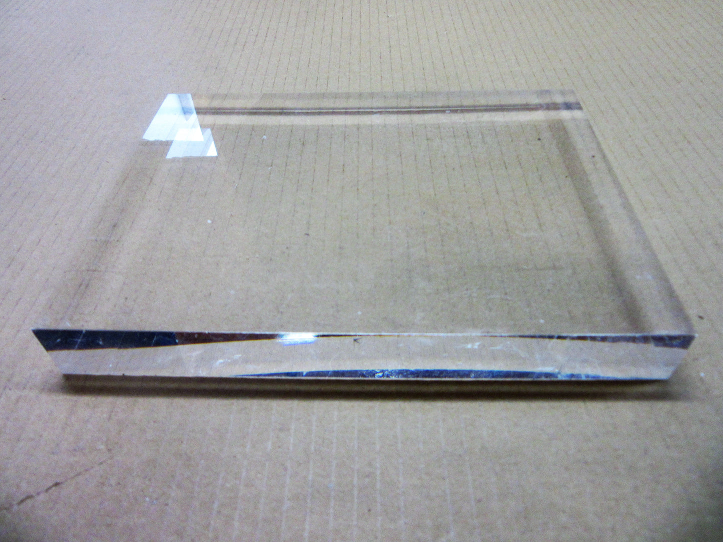 Acryl GS-Platte 24mm 200 x 150mm Deko Schaufenster Ausstellung Acrylglas poliert
