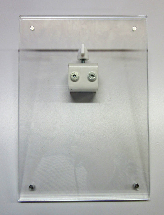 Acryl Bilderrahmen mit Magnet und Befestigungsklammer, Display, Werbeschild, Fotorahmen
