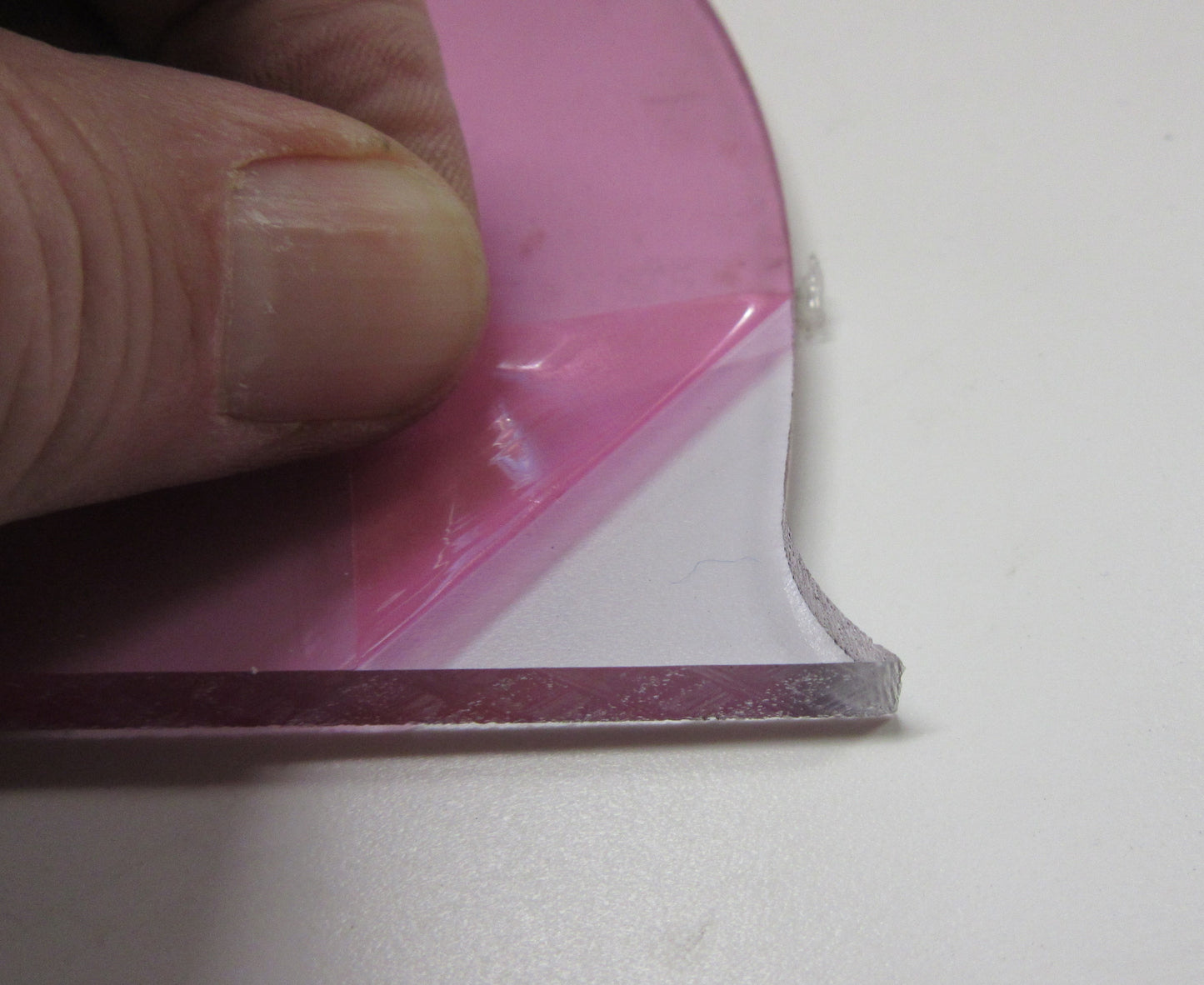 Kunststoffglas Platte 5mm Zuschnitt 395 x 198mm - UV beschichtet - klar