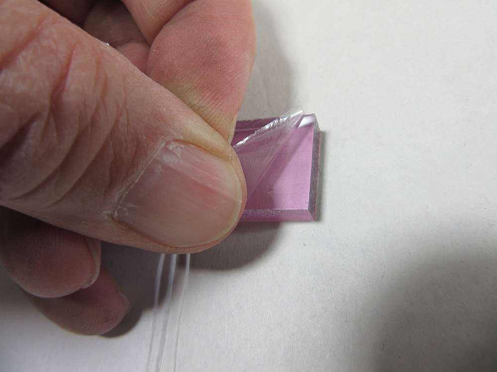 POLYCASA® SAN UVP Streifen 4mm Zuschnitt ca. 990 x 20mm Kunststoffglas UV beschich