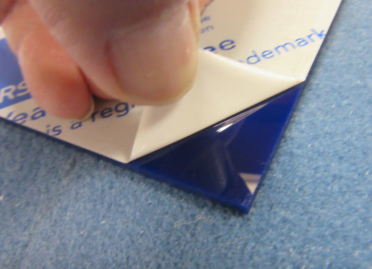 Acryl GS-Platte 3 mm Zuschnitt 751 blau 300 x 250mm Farbiges  Acrylglas