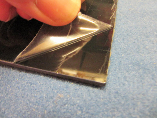 Alu-Verbundplatte 3mm Zuschnitt 650 x 55mm Deckschicht 0,3mm in Schwarz glänzend