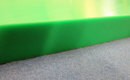 PE HD-1000 UHMW Platte 30mm Grün 600 x 500mm Grün Vollmaterial Techn. Kunststoff