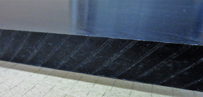 PE HD-1000 UHMW AST Regenerat Platte 15mm 1012 x 485mm Schwarz Vollmaterial