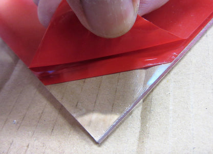 PET-G SIMOLUX Platte 3mm Zuschnitt 834 x 194mm Kunststoffglas transparent