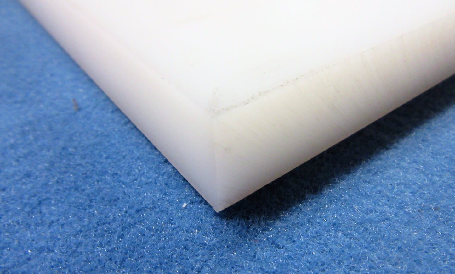 PE HD Platte 15mm 1007 x 411mm Natur Vollmaterial Technischer Kunststoff