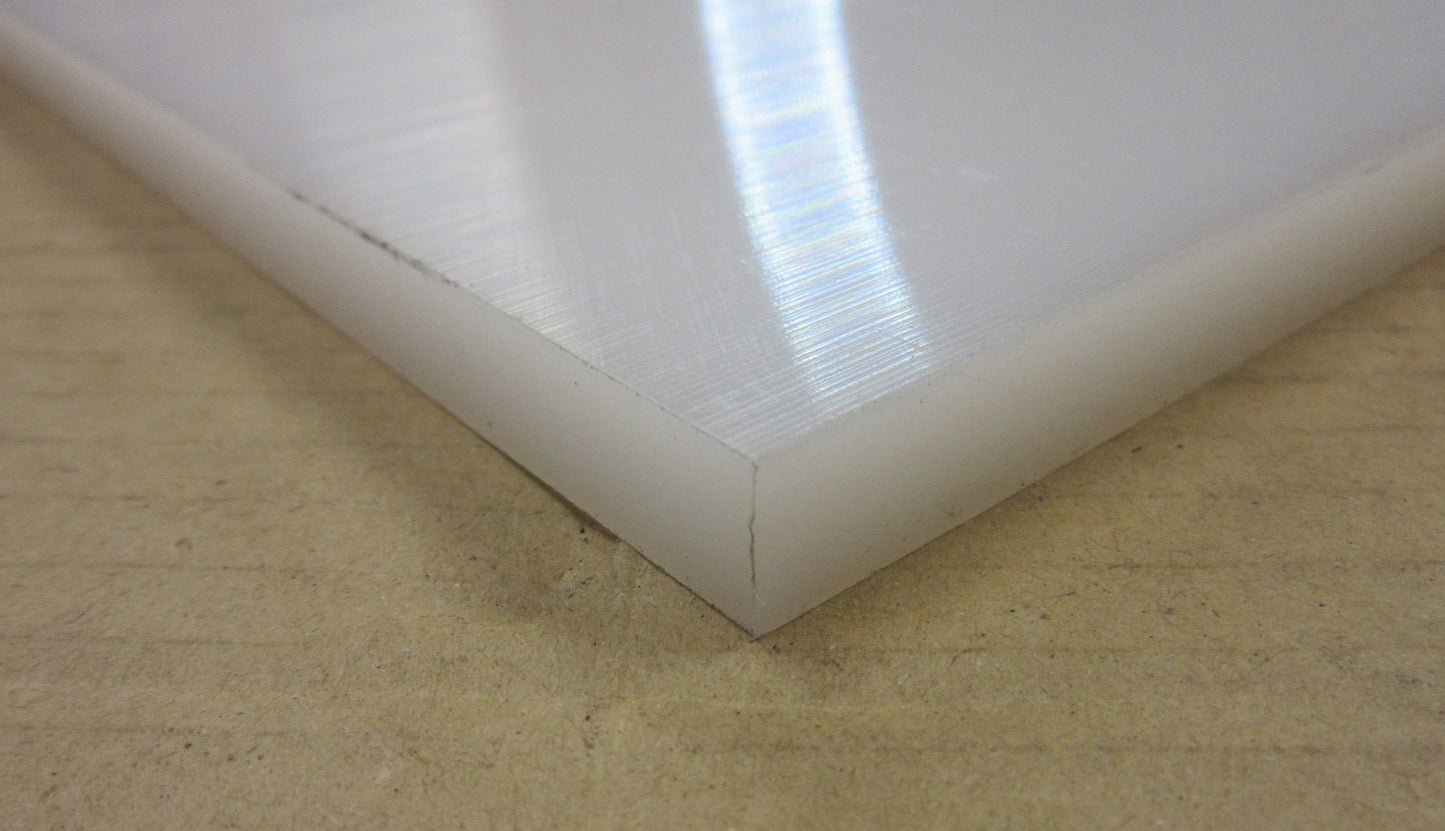 PE HD Platte 10mm 760 x 479mm Natur Vollmaterial Technischer Kunststoff