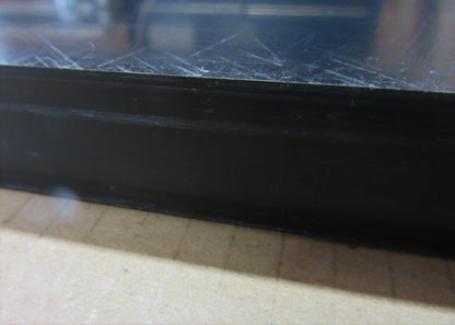 PVC-CAW Platte 20mm Schwarz Zuschnitt 520 x 485mm Technischer Kunststoff