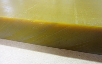 PUR Platte 25mm ocker 90 Shore A 900 x 497mm Vollmaterial Kunststoff
