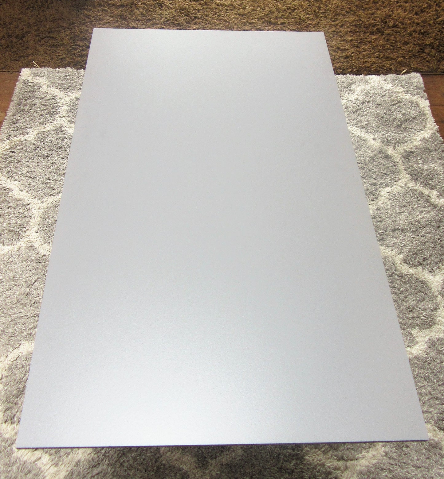 HPL Platte Tischplatte 8mm Mid Grey beidseitig 900 x 568mm TRESPA® Meteon®