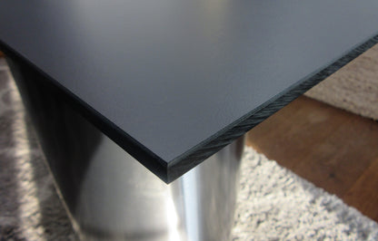 HPL Platte Tischplatte 8mm Mid Grey beidseitig 725 x 499mm TRESPA® Meteon®