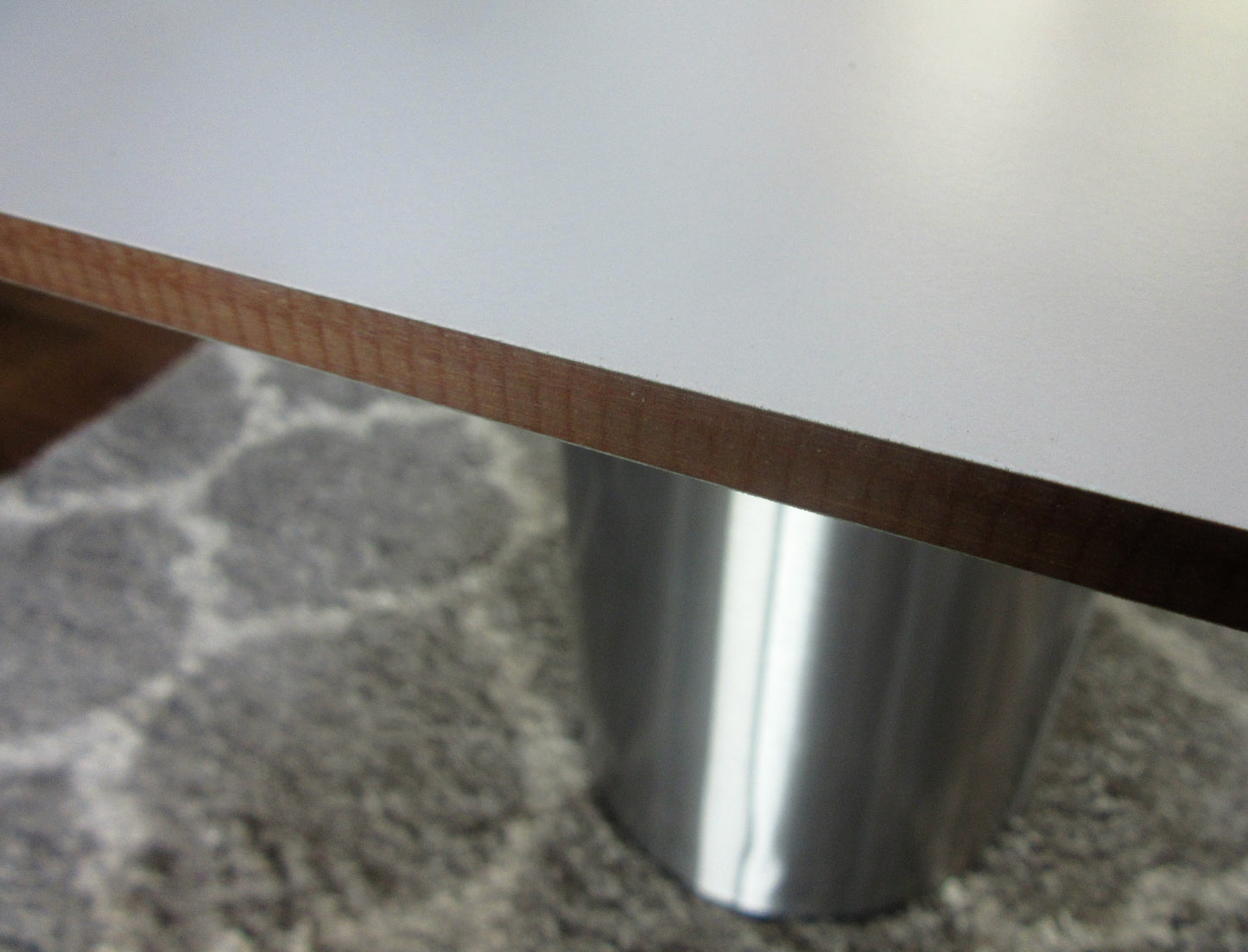 HPL Platte Tischplatte 8mm Cool Grey Medium 942 x 640mm Max Exterior Unidekor