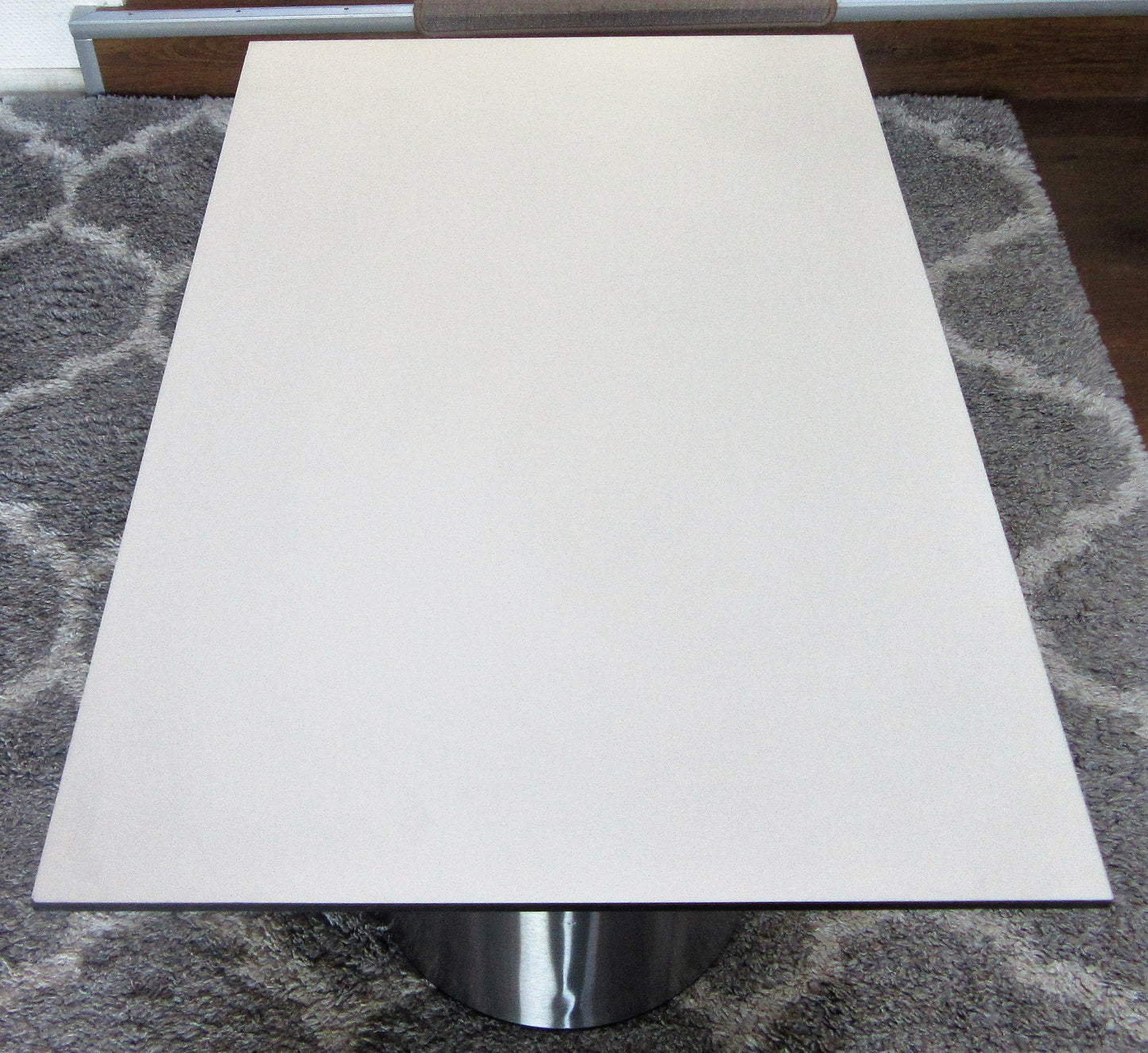 HPL Platte Tischplatte 8mm Stone Beige beidseitig 800 x 506mm TRESPA® Meteon®