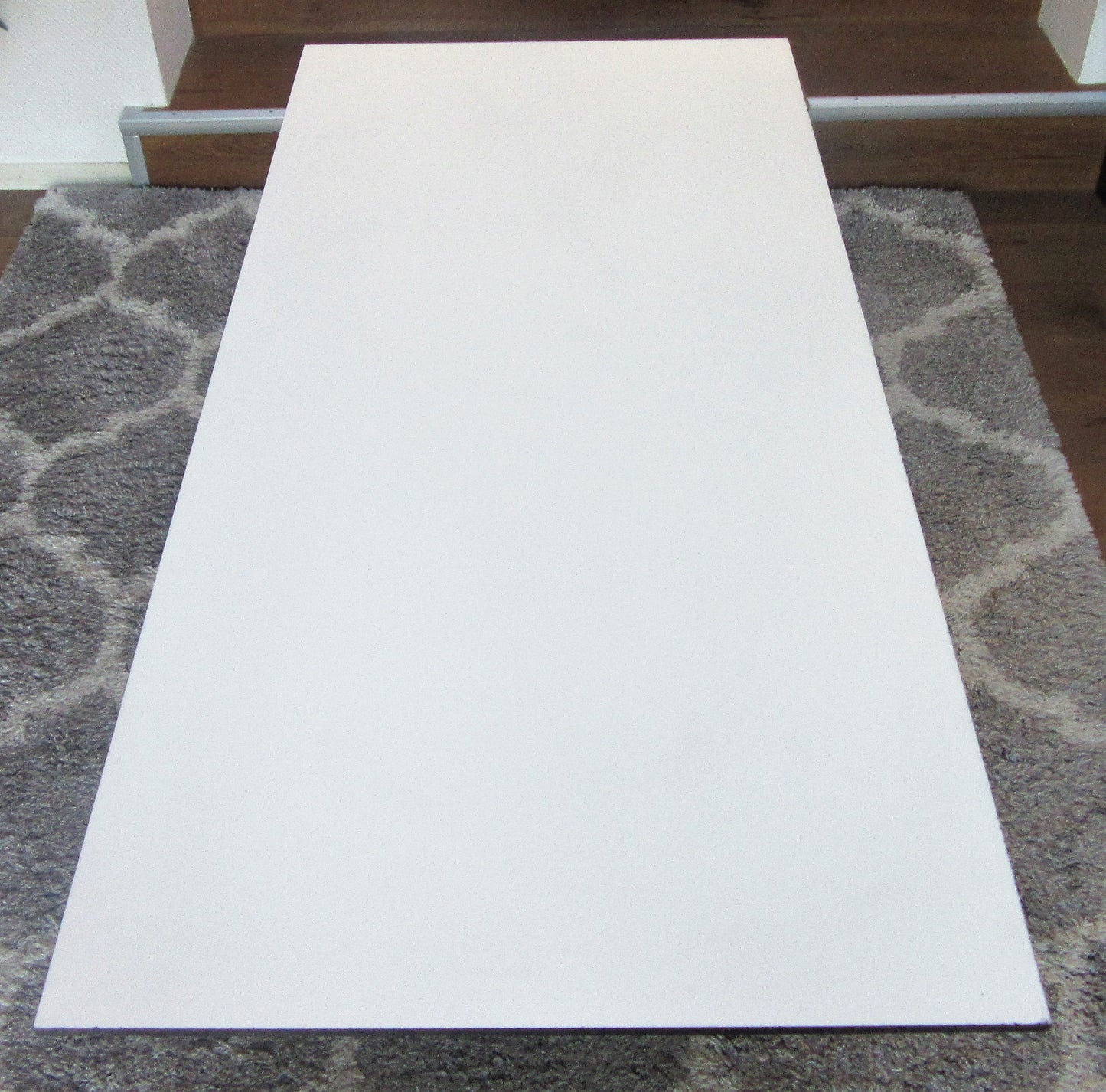 HPL Platte Tischplatte 8mm White beidseitig 1152 x 521mm TRESPA® Meteon® A03.0.0
