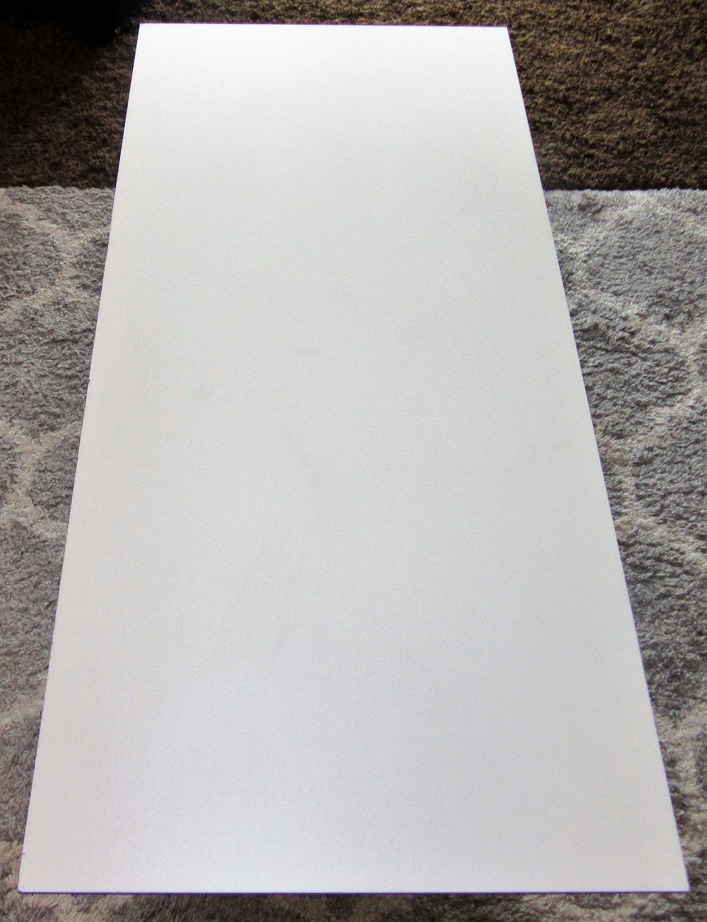 HPL Platte Tischplatte 8mm White beidseitig 1152 x 521mm TRESPA® Meteon® A03.0.0
