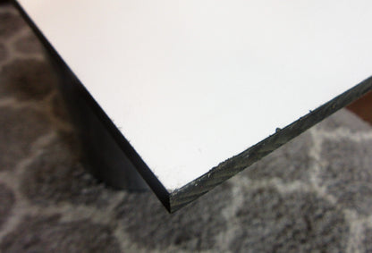 HPL Platte Tischplatte 8mm White beidseitig 1152 x 521mm TRESPA® Meteon® A03.0.0