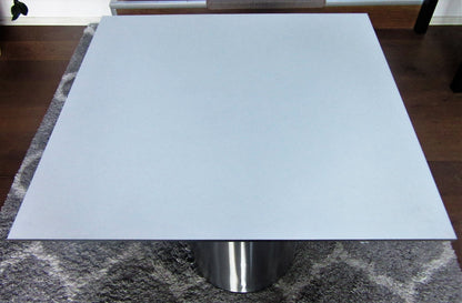 HPL Platte Tischplatte 8mm Pastel Grey beidseitig 780 x 744mm TRESPA® Meteon®