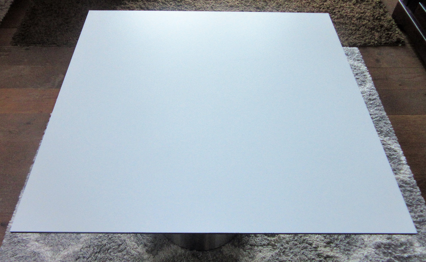 HPL Platte Tischplatte 8mm Pastel Grey beidseitig 780 x 744mm TRESPA® Meteon®
