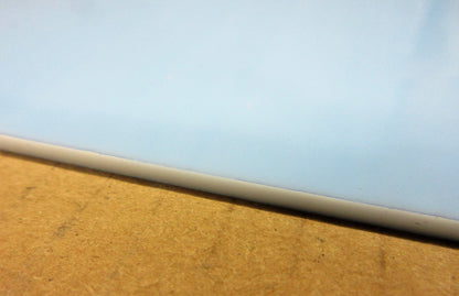 Acryl XT-Platte 2 mm Zuschnitt 512 x 135mm 026 Opal weiß PMMA Kunststoffglas