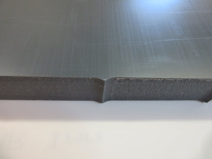 PVC-U CAW Platte 40mm Dunkelgrau Zuschnitt 1005 x 300mm Technischer Kunststoff