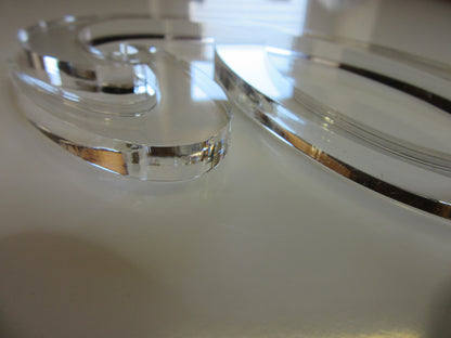 Acryl Emblem Zuschnitt 8mm 163 x 97mm Kunststoffglas Acrylglas klar - Kanten poliert