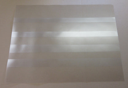 5 x PET-A Lumex® Folie Platte 0,3 mm 700 x 138mm farblos AR Transparent Antireflex