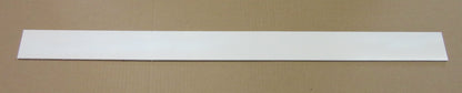 PVC-Hartplatte 4mm Weiß Zuschnitt 744 x 55mm Technischer Kunststoff