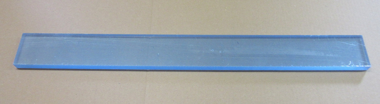 Acryl XT Platte 15mm Zuschnitt 665 x 70mm - Kunststoffglas - Acrylglas - klar