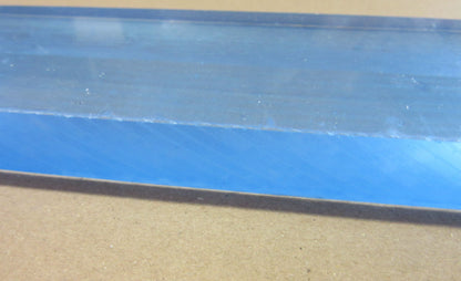 Acryl XT Platte 15mm Zuschnitt 665 x 70mm - Kunststoffglas - Acrylglas - klar