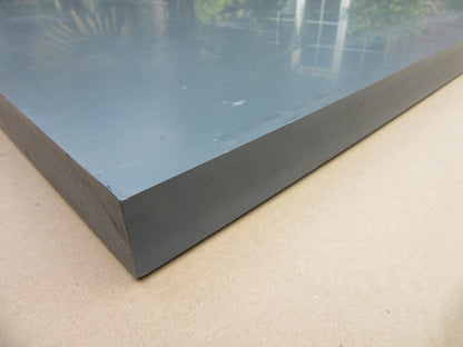 PVC-U CAW Platte 40mm Dunkelgrau Zuschnitt 1320 x 805mm Technischer Kunststoff