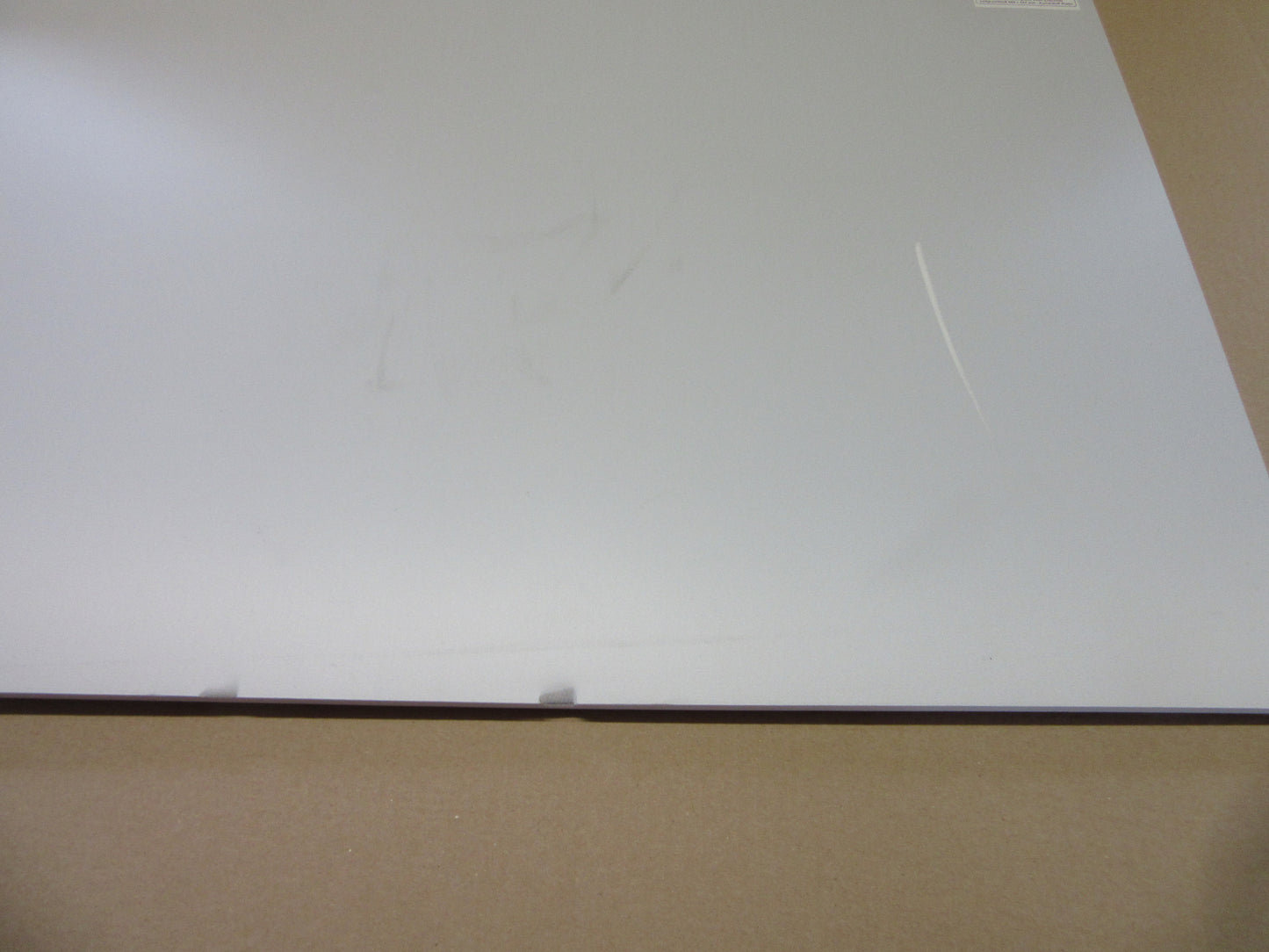 PVC Hartschaumplatte 6mm Zuschnitt hellgrau/Weiß 689 x 444mm Kunststoff Platte