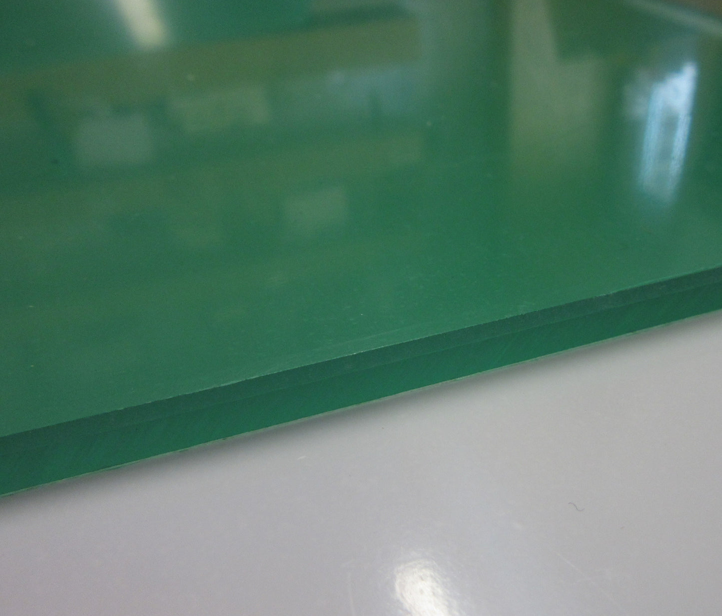 Kunststoffplatte PET-G Platte 6mm Zuschnitt 643 x 620mm Kunststoffglas klar