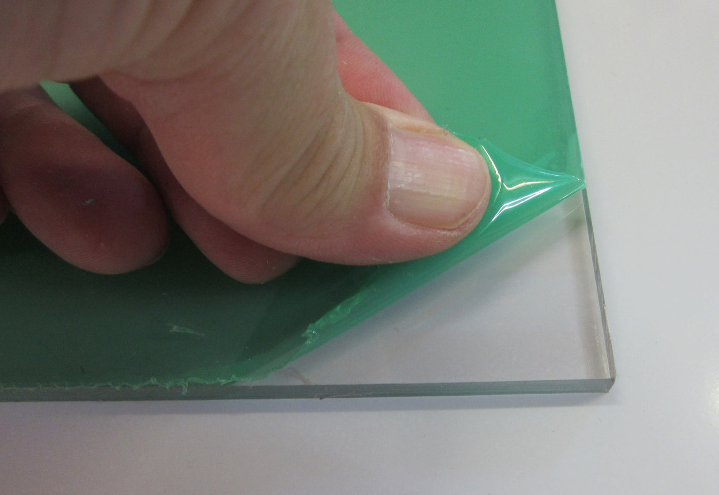 Kunststoffplatte PET-G Platte 6mm Zuschnitt 643 x 620mm Kunststoffglas klar