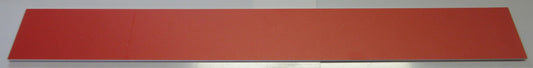 PVC Hartschaumplatte 6mm Zuschnitt rot lackiert 733 x 93mm - Kunststoff Platte