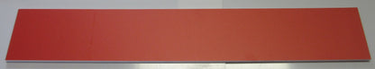 PVC Hartschaumplatte 6mm Zuschnitt rot lackiert 484 x 92mm - Kunststoff Platte