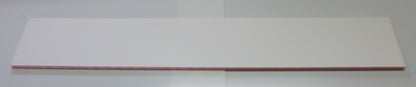PVC Hartschaumplatte 6mm Zuschnitt rot lackiert 484 x 92mm - Kunststoff Platte