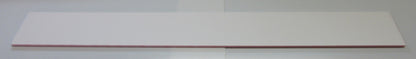 PVC Hartschaumplatte 6mm Zuschnitt rot lackiert 722 x 94mm - Kunststoff Platte