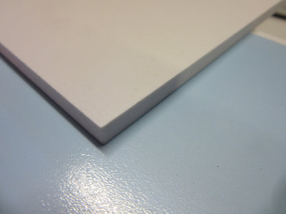PVC Hartschaumplatte 6mm Zuschnitt weiß ca. 768 x 140mm Kunststoff Platte