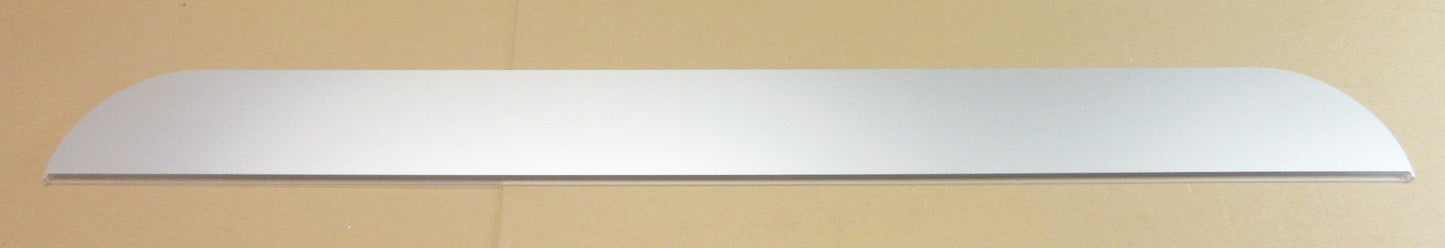 Acryl XT Blende 8mm 1201 x 121 mm Kunststoff-Licht-Blende Silber, Panel, Leiste, Acrylglas