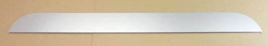 Acryl XT Blende 8mm 1201 x 121 mm Kunststoff-Licht-Blende Silber, Panel, Leiste, Acrylglas