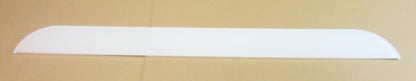 Acryl XT Blende 8mm 1201 x 121 mm Kunststoff-Licht-Blende Silber, Panel, Leiste, Acrylglas