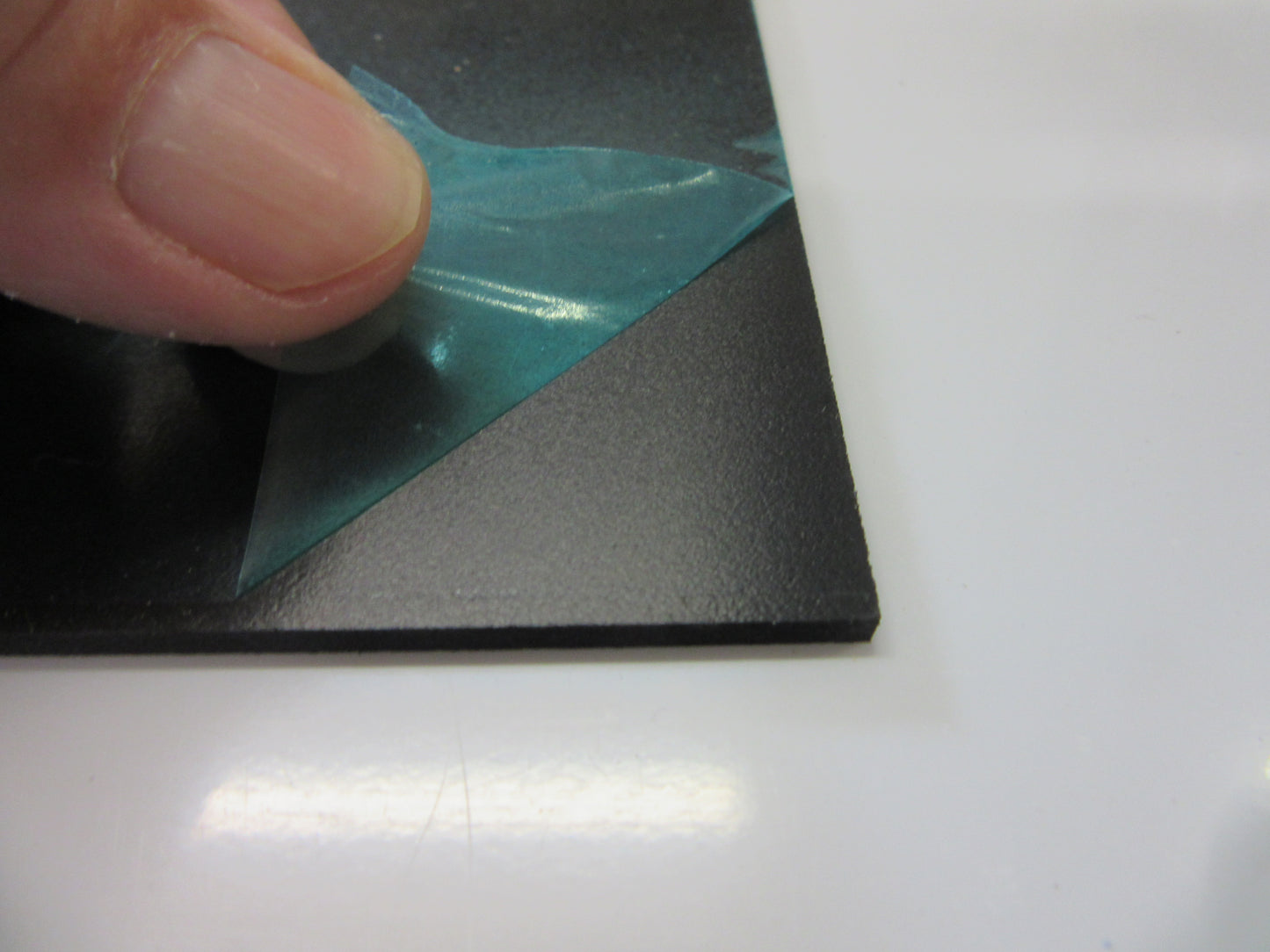 PVC Hartschaumplatte 3mm Zuschnitt Schwarz 405 x 400mm - Kunststoff Platte