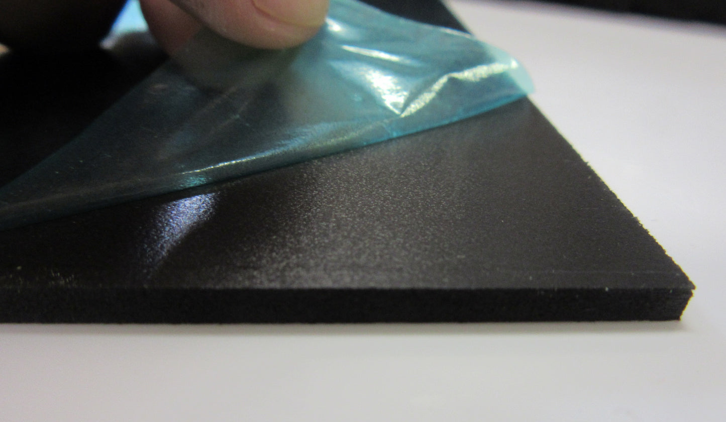PVC Hartschaumplatte 3mm Zuschnitt Schwarz 405 x 400mm - Kunststoff Platte