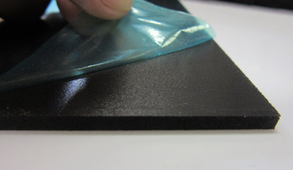 PVC Hartschaumplatte 3mm Zuschnitt Schwarz 405 x 400mm - Kunststoff Platte
