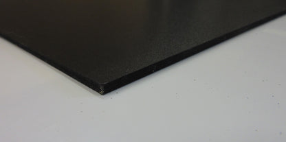 PVC Hartschaumplatte 3mm Zuschnitt Schwarz 405 x 400mm - Kunststoff Platte