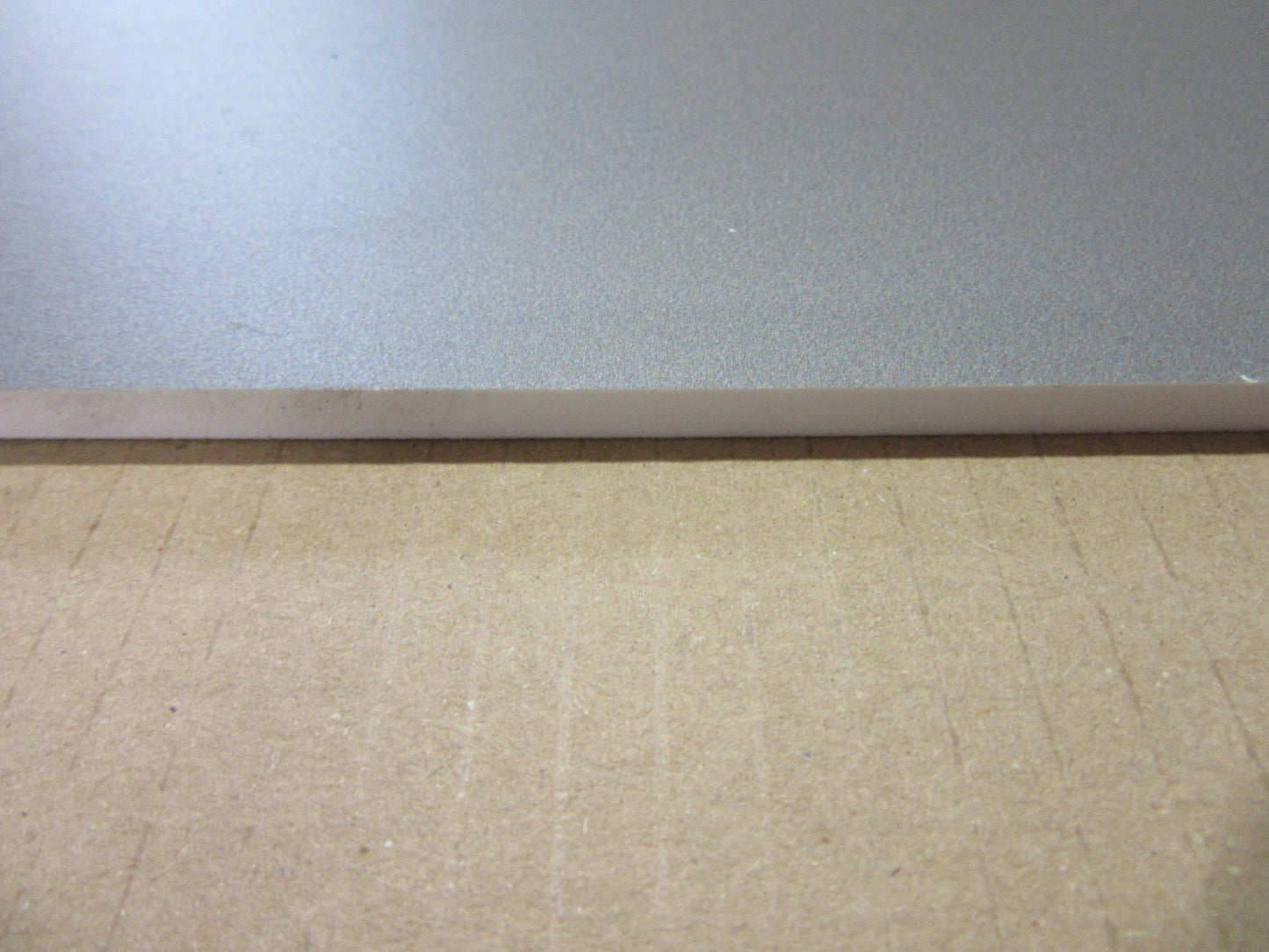 PVC Hartschaumplatte 6mm Zuschnitt Grau lackiert 350 x 291mm Kunststoffplatte