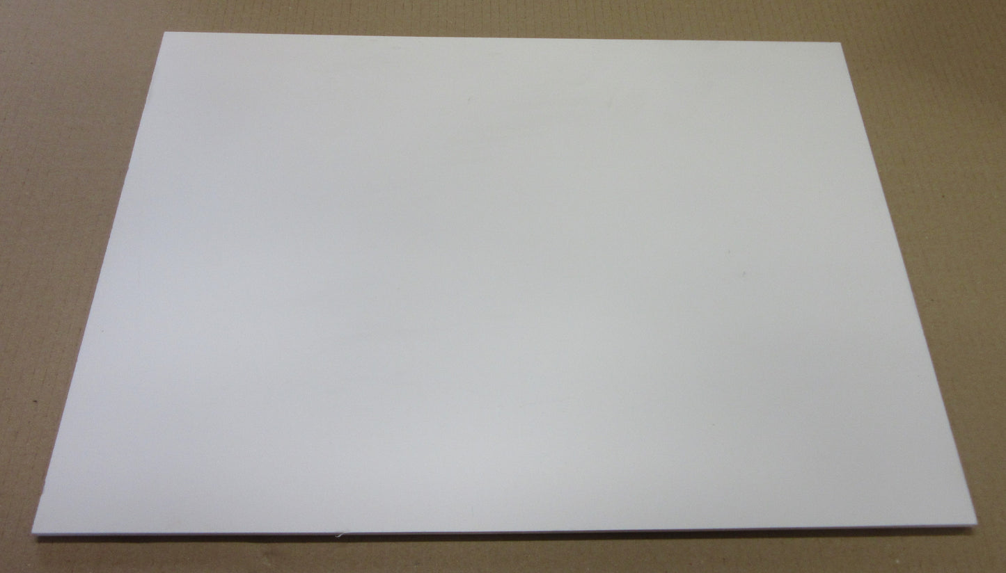 PVC Hartschaumplatte 6mm Zuschnitt Grau lackiert 487 x 350mm Kunststoffplatte