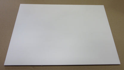 PVC Hartschaumplatte 6mm Zuschnitt Grau lackiert 487 x 350mm Kunststoffplatte
